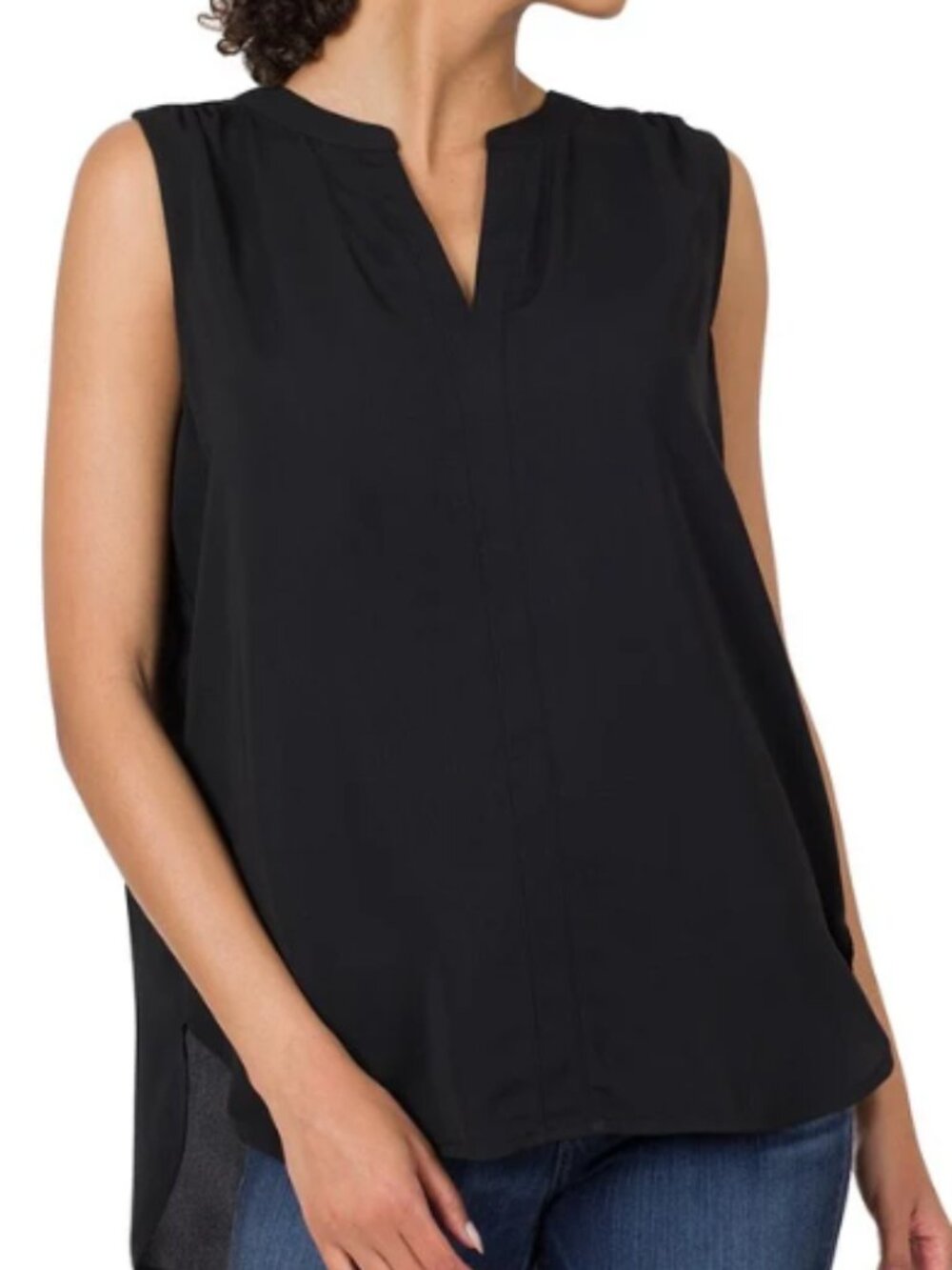 Black V Neck Shirt